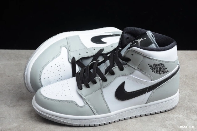 Mid 1 554724-092 Light Jordan Smoke Grey AIR 0625